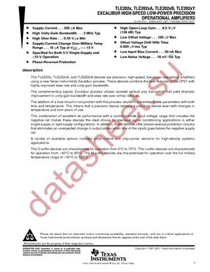 TLE2021IP datasheet  